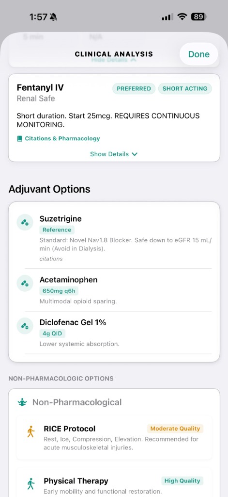 Adjuvant options list