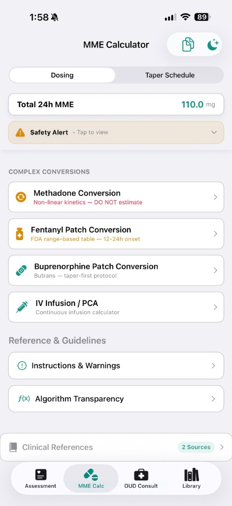 Complex Conversion Options